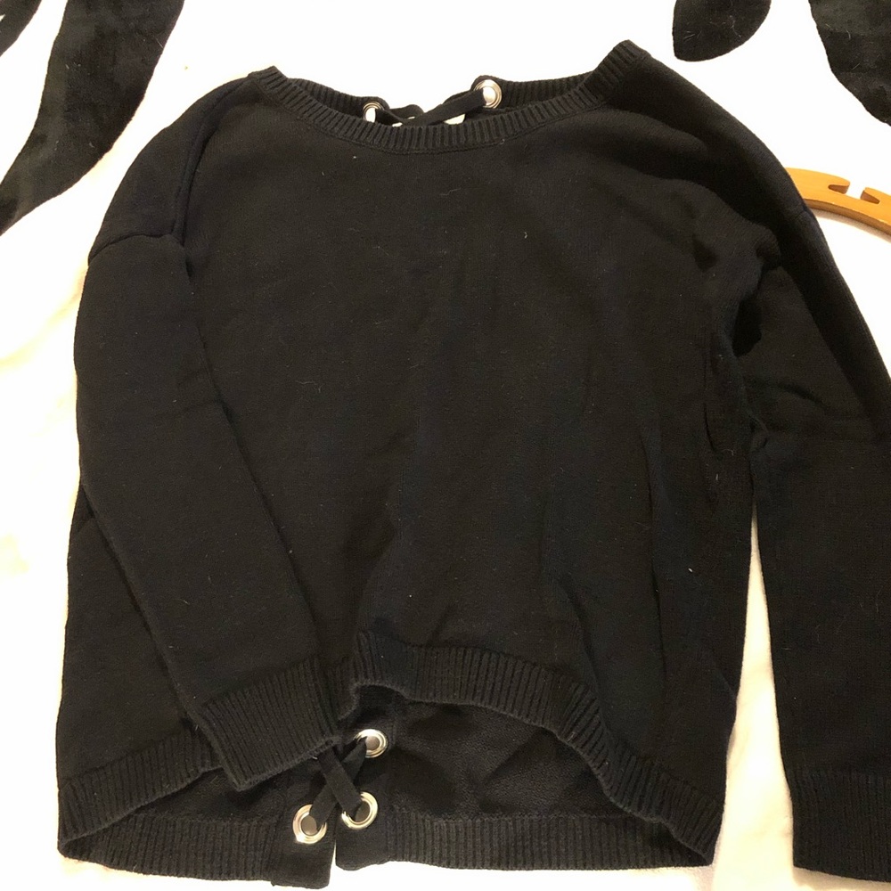 Express black sweater